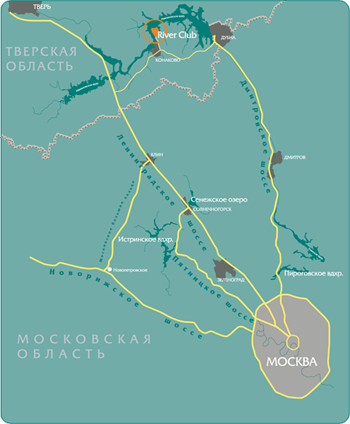 Москва конаково карта
